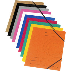 Herlitz 11166816 A4 Elasticated Folder Assorted Colours 10 pcs