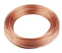 DRUTCU400-100R Drut miedziany, miękki M1E R, średnica 4.0mm - zwój 1.0kg (9m)