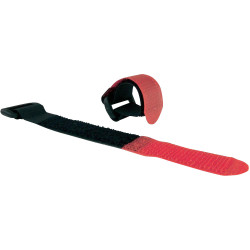 VELCRO&#xAE; Brand E1010000533002 Adjustable Band - 480mm x 25mm - Black/Red - 10pc