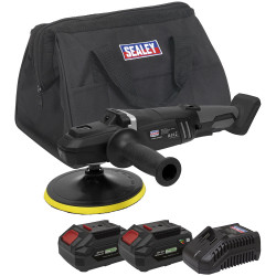 Sealey CP20VRPXKIT Brushless Rotary Polisher Kit &#xD8;180mm 20V SV20 Series - 2 Batt