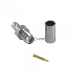 SMA-RP / gniazdo RSMA zaciskane H155