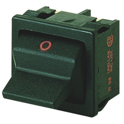 Przełącznik migowy przechylny Wł.-wył. DPST Marquardt Montaż panelowy długość przełącznika 14mm