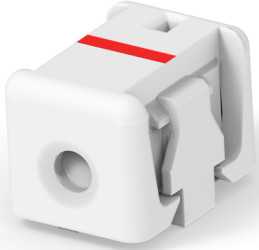 Connector, 1 pole, pitch 0.16 mm, straight, natural, 3-2106003-1