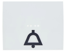 SISTENA LIFE Klawisz /dzwonek/ z podświetleniem arctic 771012