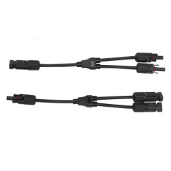 3-way Y-type MC4 Solar Connector Splitter - for Photovoltaic Panels