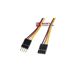 Kabel do płytek styk.4p m/ż 20cm połączeniowe męsko-żeński BLS
