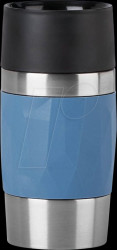 N2160200 EMSA Travel Mug Compact insulated cup, blue, 0.3 l