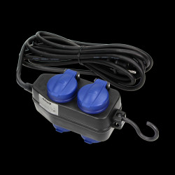 Przedłużacz warsztatowy bryzgoszczelny 5 m Schuko OR-AE-13160(GS)/5M
