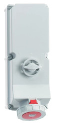 Gniazdo stałe z wyłącznikiem 125A 5p 400V 6h IP67 1670