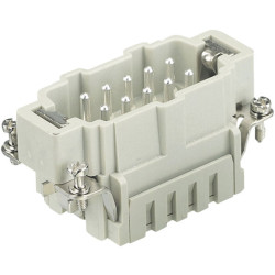 Harting 09 33 010 2616 Han&#xAE; 10 ES Male Cage-Clamp Terminal 0.14-2.5mm&#xB2;