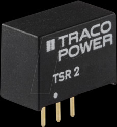 TSR 2-2415 DC/DC converter, 2 A, 4.6-36.0/1.5 VDC, SIP
