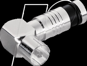 FSQW4L IEC angled compression socket 6.0 - 6.2 mm