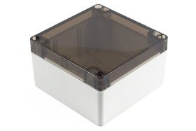 Obudowa Poliwęglan szerokość zew. 104.9 mm długość zew. 104.9 mm wys. zew. 59.9 mm Hammond IP68