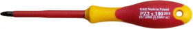 Wkrętak krzyżowy izolowany 1000V PZ2x100 Narzędzia dla elektryka Śrubokręt krzyżowy izolowany 1000V do pracy pod napięciem