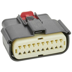 Molex 334722001 Mx150 Connector Assembly Dual Row 20 Circuits Black