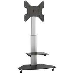 My Wall HP1CL TV trolley Telescopic Height-adjustable Swivelling tiltable