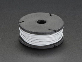 Adafruit Silicone Cover Stranded-Core Wire - 25ft 26AWG - Gray
