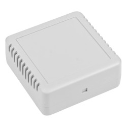 Obudowa 75x75, h=30mm ABS, wentylowana, jasnoszara Z123