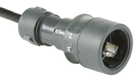 Złącze RJ45 Męski Złącze RJ45 Montaż na kablu Cat5e Bulgin, proste, 8P8C-żyłowe