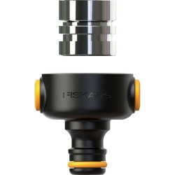Fiskars 1027062 Hose Connector Compatibility Tap fitting for easy hose usage