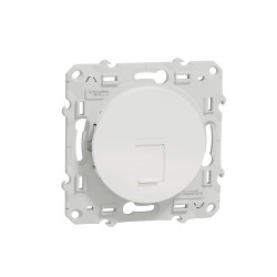Gniazdo RJ45 Gniazdo Złącze RJ45 Montaż wpuszczany Cat6 Schneider Electric 1-żyłowe