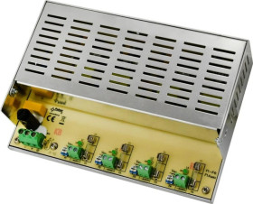 Zasilacz impulsowy wielowyjściowy z separowanymi wyjściami do zabudowy PSDCSEP-12V4X1A 12V/4A/4x1A