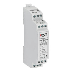 Ogranicznik przepięć do ochrony systemów sterowania i kontrolno - pomiarowych, RST Guard 24V S 104 024