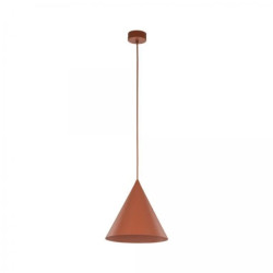 Lampa wisząca czerwona E27 stożek SHINE 6632 TK Lighting