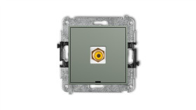 Icon Mechanizm Gniazda Pojedynczego Rca, Bez Pola Opisowego (Typu Cinch -...