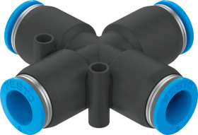 Złączka pneumatyczna Wciskane 10 mm Wciskane 10 mm Festo Adapter krzyżakowy do rur