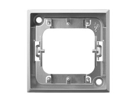 ARIA Ramka ozdobna mocująca wyłączników potrójnych srebro RO-13U/18 OSPEL