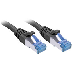 LINDY 47413 RJ45 Network cable CAT 6A S/FTP Black 1.50 m