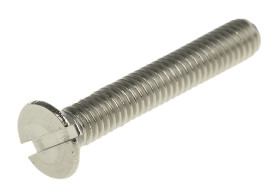 Śruby maszynowe M4 łeb z łbem stożkowym Stal nierdzewna długość 25.0mm skok 0.70mm