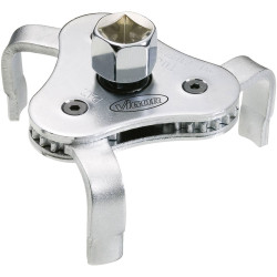 Vigor V1281 Oil Filter Claw Wrench 63-102mm Robust Three-armed Design