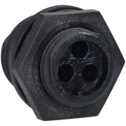 Bulgin PX0412/03P 3 Pole Front Panel Mount Circular Connector Plug