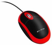 ATN-MYSZ5USB-R Przewodowa mysz optyczna podłączana pod port USB (czerwona)