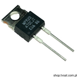 MPR20-C470RJ Resistor 47 Ohm 20W 5% 50ppm TO220-2 KOA