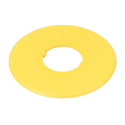 HWAV-0-Y Yellow Legend Plate for 22mm Emergency Stop Switches IDEC