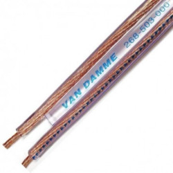 Kabel głośnika 2-żyłowy Van Damme 1,5 mm² Ø zew 3.5mm