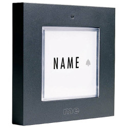 m-e modern-electronics 41271 Wireless Doorbell Battery Anthracite