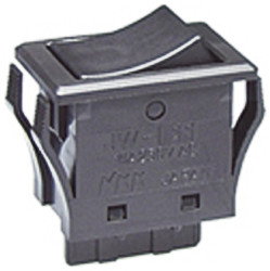 Przełącznik kołyskowy Wł.-wył. Nie 16 A SPST Czarny NKK Switches