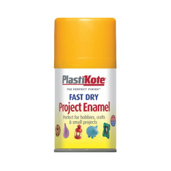 PlastiKote 440.0001070.046 107-S Fast Dry Enamel Aerosol Sunshine Yellow 100ml