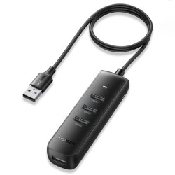 HUB USB Ugreen Typ A - 4x USB 3.2 Gen 1 Czarny CM416
