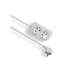 Przedłużacz mieszkaniowy 2 gniazda z uziemieniem 1,5m PSN-201,5 ELGOTECH