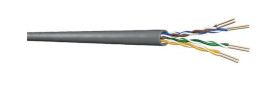 DRAKA Kabel CU UC300 24 kat. 5e U/UTP 4P PVC szary Eca (box 305m)