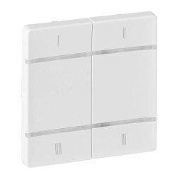 Plakietka łącznika SCEN RF Z/B BIAŁA