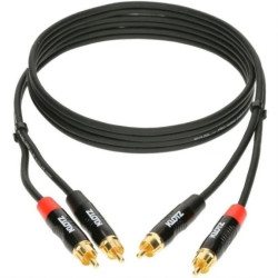 KLOTZ Kabel Audio 2x RCA Cinch (wtyk) / 2x RCA Cinch (wtyk) 0,6m
