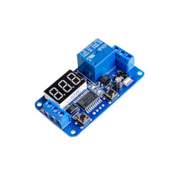 12V 10A 1-Channel Relay Module with Timer - Triggered by Impulse - LED