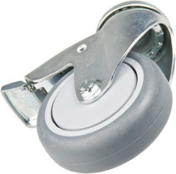 Koło samonastawne średnica kabla 100mm Pojedyncza śruba Tente 100kg wysokość całkowita 135mm