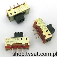 MFP1220 Slide Switch 2 Position SIL3 KNITTERSW